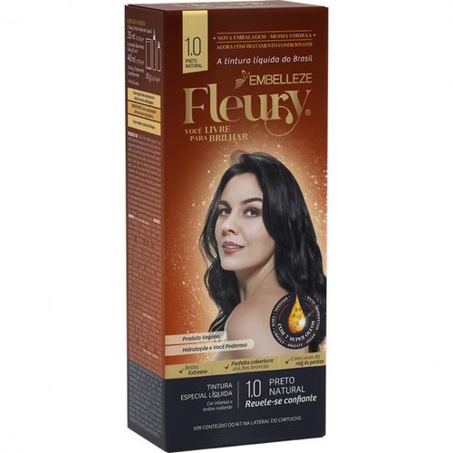 Tintura Fleury 1.0 Preto Nat - Fleury