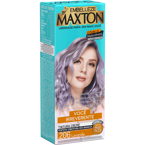 Tinta de Cabelo Maxton Você Mais Irreverente Lavanda .206 KIT ECONOMICO