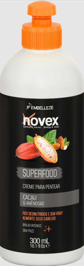 Creme para pentear Novex Superfood Cacau e Amêndoas 300ml