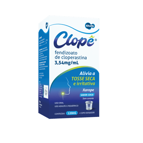 CLOPÊ 3,54MG XAROPE 120ML