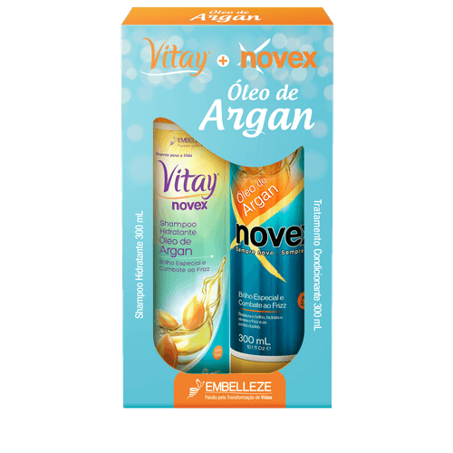 Shampoo e Condicionador Vitay Novex Óleo de Argan KIT