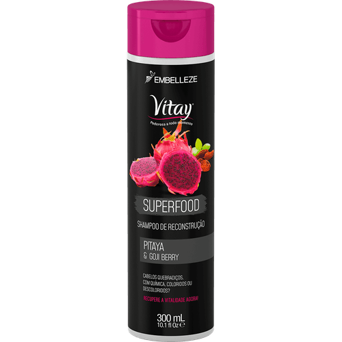 Shampoo Vitay Superfood Pitaya e Gojiberry 300ML