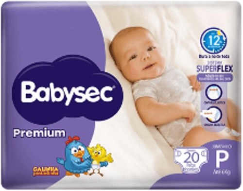 Fralda Babysec Premium P – 20 unidades