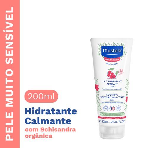 Creme Hidratante Calmante Mustela Pele Muito Sensível - 200ml