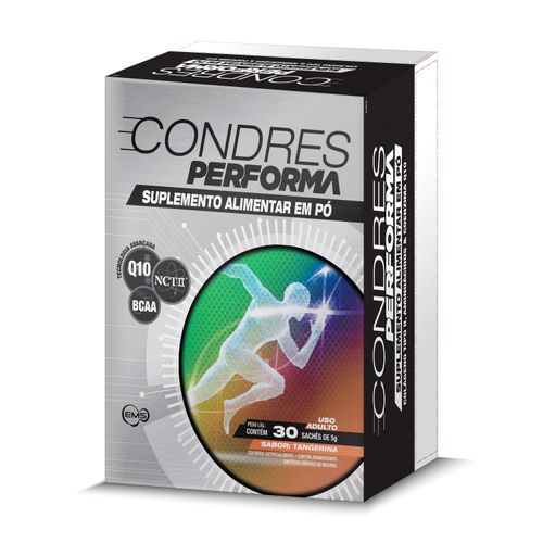 Colageno Tipo 2 Condres Performa Sabor Tangerina 5g - 30 Sachês