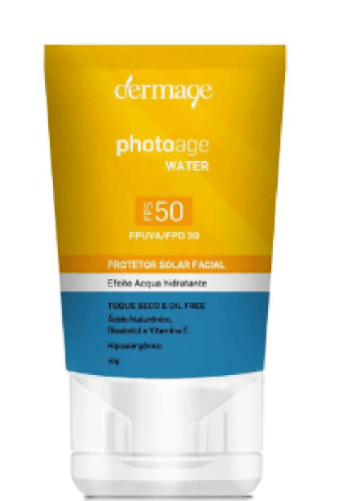 Protetor Solar Facial FPS 50 Dermage Photoage Water - 40g