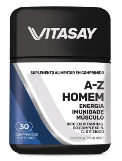Suplemento Alimentar Vitasay A-Z Homem 30 Cápsulas Comprimido