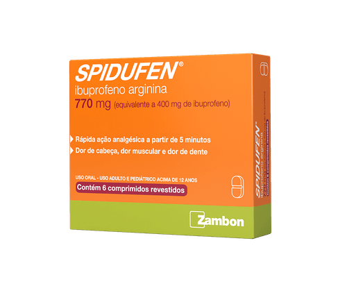 Spidufen 770mg - 6 comprimidos