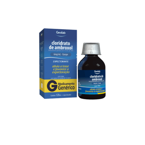 Cloridrato de Ambroxol Geolab 6mg Xarope Adulto 120ml