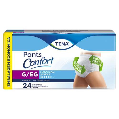 Roupa Intíma Tena Pants Confort G a Eg - 24 unidades