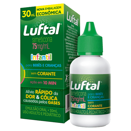 Luftal Infantil 75mg/ml Sem Corante - 30ml