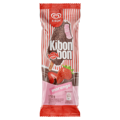 Kibon Palito Kibonbon Morango 77Ml