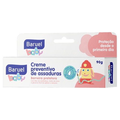 Creme Preventivo de Assaduras Bebê Baruel Baby Caixa 90g