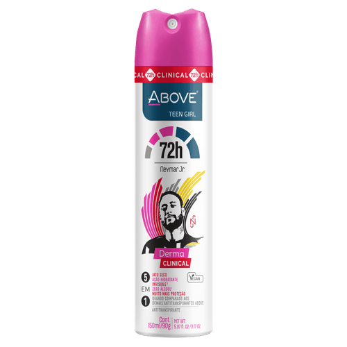 Desodorante Above Aero Neymar Jr Teen Girl 90G