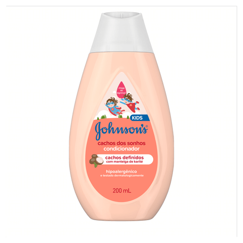 Condicionador Johnson's Kids Cachos dos Sonhos Frasco 200ml