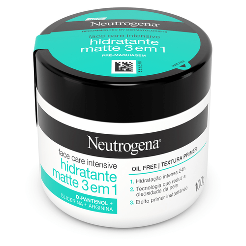Creme Hidratante Efeito Matte Facial Neutrogena Pote 100g