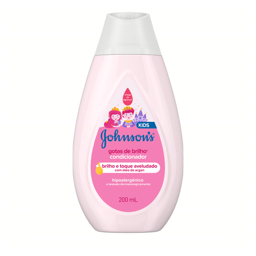 Condicionador Johnson's Kids Gotas de Brilho Frasco 200ml