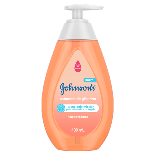 Sabonete Líquido de Glicerina da Cabeça aos Pés Johnson's Baby Frasco 400ml