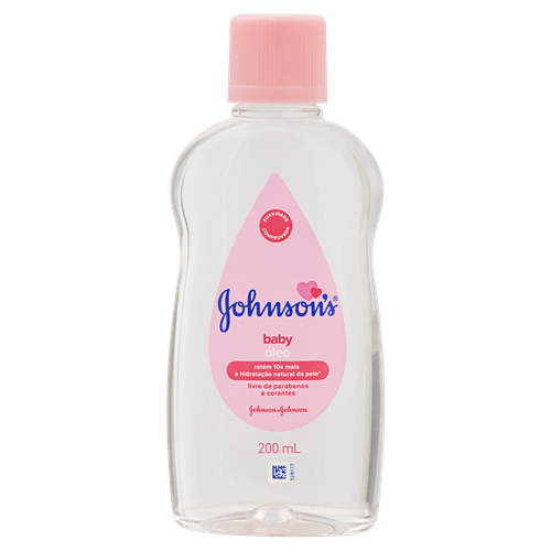 Óleo para Bebê Johnson's Baby Frasco 200ml