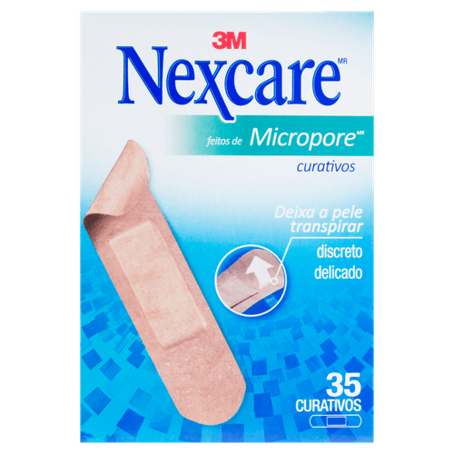 Curativo Micropore Nexcare Caixa 35 Unidades