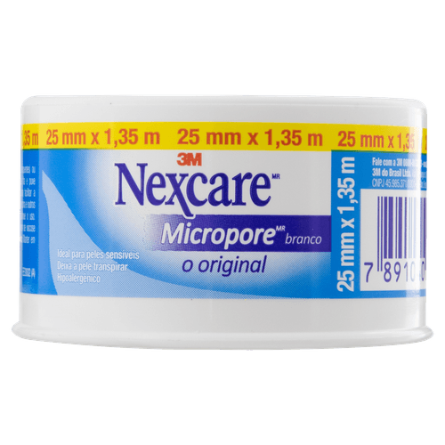 Fita Micropore Branca Nexcare 25mm x 1,35m