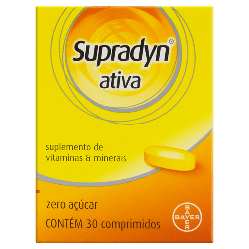 Suplemento Vitamínico Supradyn Ativa Supradyn 30 Comprimidos