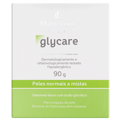 Sabonete Facial Glycare Mantecorp Skincare 90g Barra