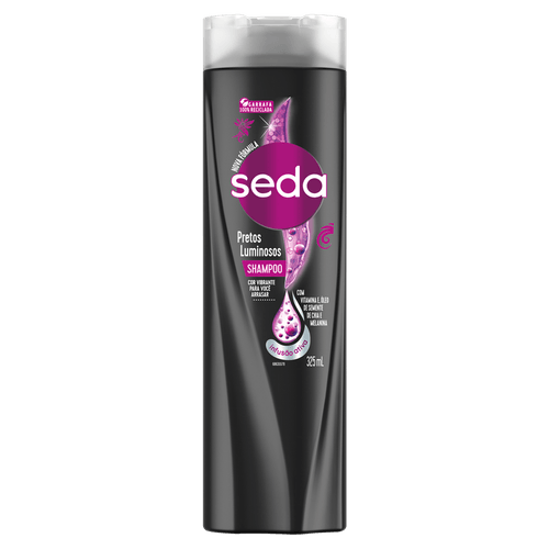 Shampoo Seda Pretos Luminosos Frasco 325ml