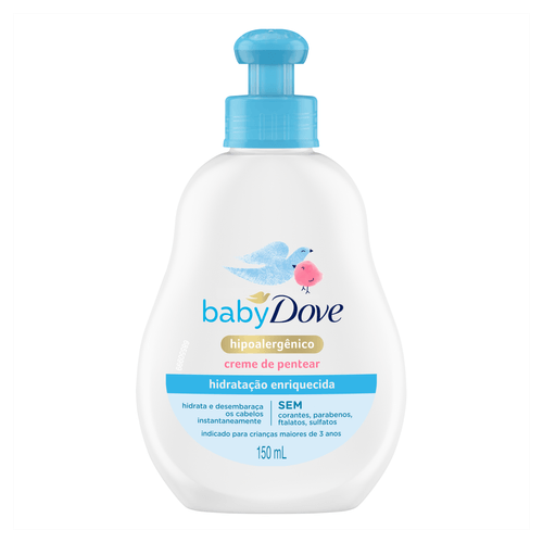 Creme para Pentear Hidratação Enriquecida Dove Baby Frasco 150ml