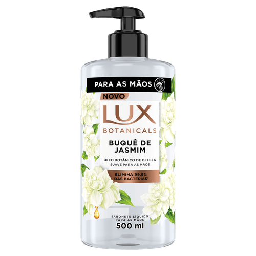 Sabonete Líquido para as Mãos Capim-Limão & Frangipani Lux Botanicals Frasco 500ml Pump