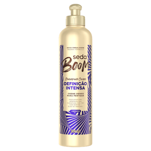Creme para Pentear Seda Boom Definição Intensa Frasco 350ml