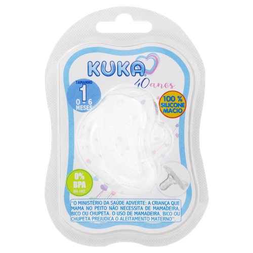 Chupeta Natural Comfort Silicone Soft Kuka nº 1