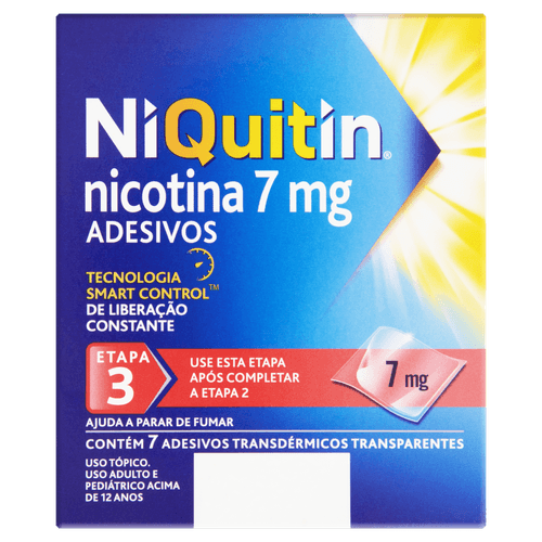 Niquitin 7mg Caixa 7 Adesivos