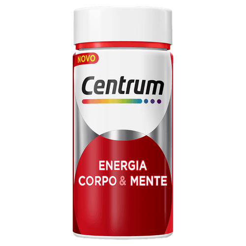 Suplemento Centrum Energia Corpo & Mente Frasco 60 Cápsulas