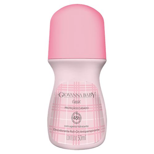 Desodorante Roll-On Antiperspirante Classic Giovanna Baby 50ml
