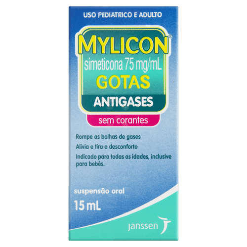 Mylicon 75mg/ml Janssen Caixa 15ml Gotas