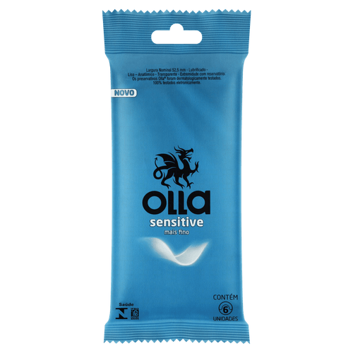Preservativo Olla Lubrificante Sensi 6Un - Olla