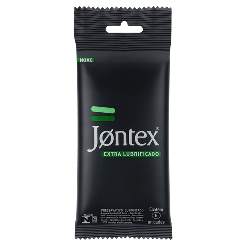 Preservativo Jontex Com 6 Lubrificante Conf Plus - Jontex
