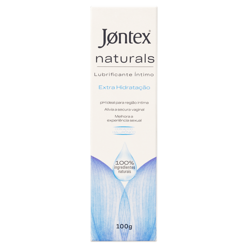 Lubrificante Íntimo Jontex Naturals Extra Hidratação com 100g