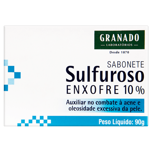 Sabonete Barra Sulfuroso Granado Caixa 90g