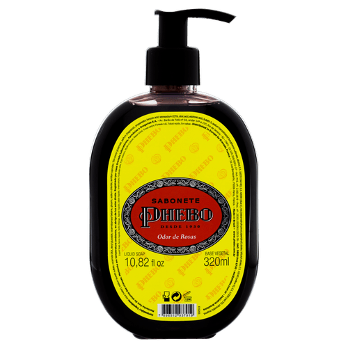 Sabonete Líquido Phebo Odor Rosa 320Ml - Phebo