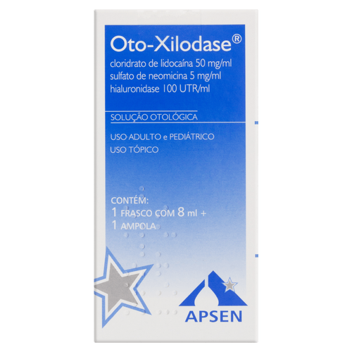 Oto-Xilodase Solução 8ml