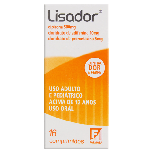 Lisador 16 Comprimidos