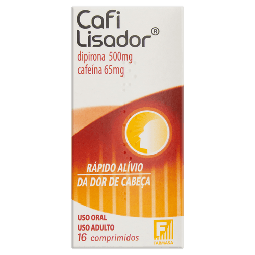 Cafilisador 500 + 65mg 16 Comprimidos