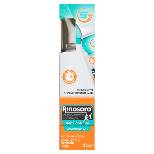 Rinosoro Jet 0,9% Nasal Spray 100ml