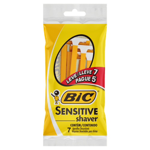 Kit Aparelho Bic Sensi Sheaver - Leve 7 Pague 5 - Bic