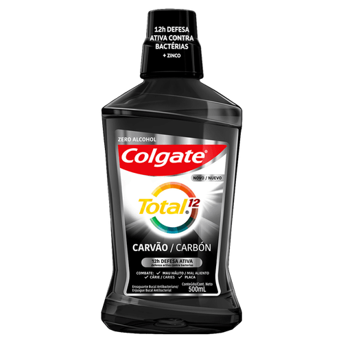 ENXAGUANTE BUCAL COLGATE T12 CARVAO 500ML