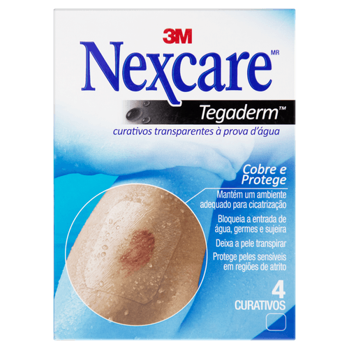 Curativos Nexcare Tegaderm S/Pad 04Un - Nexcare