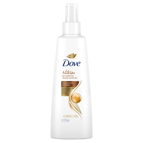 Tratamento Noturno Nutrição Creme para Cabelos Secos 175ml Dove