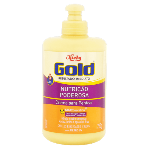 Creme para Pentear Nutrição Poderosa 280g Niely Gold